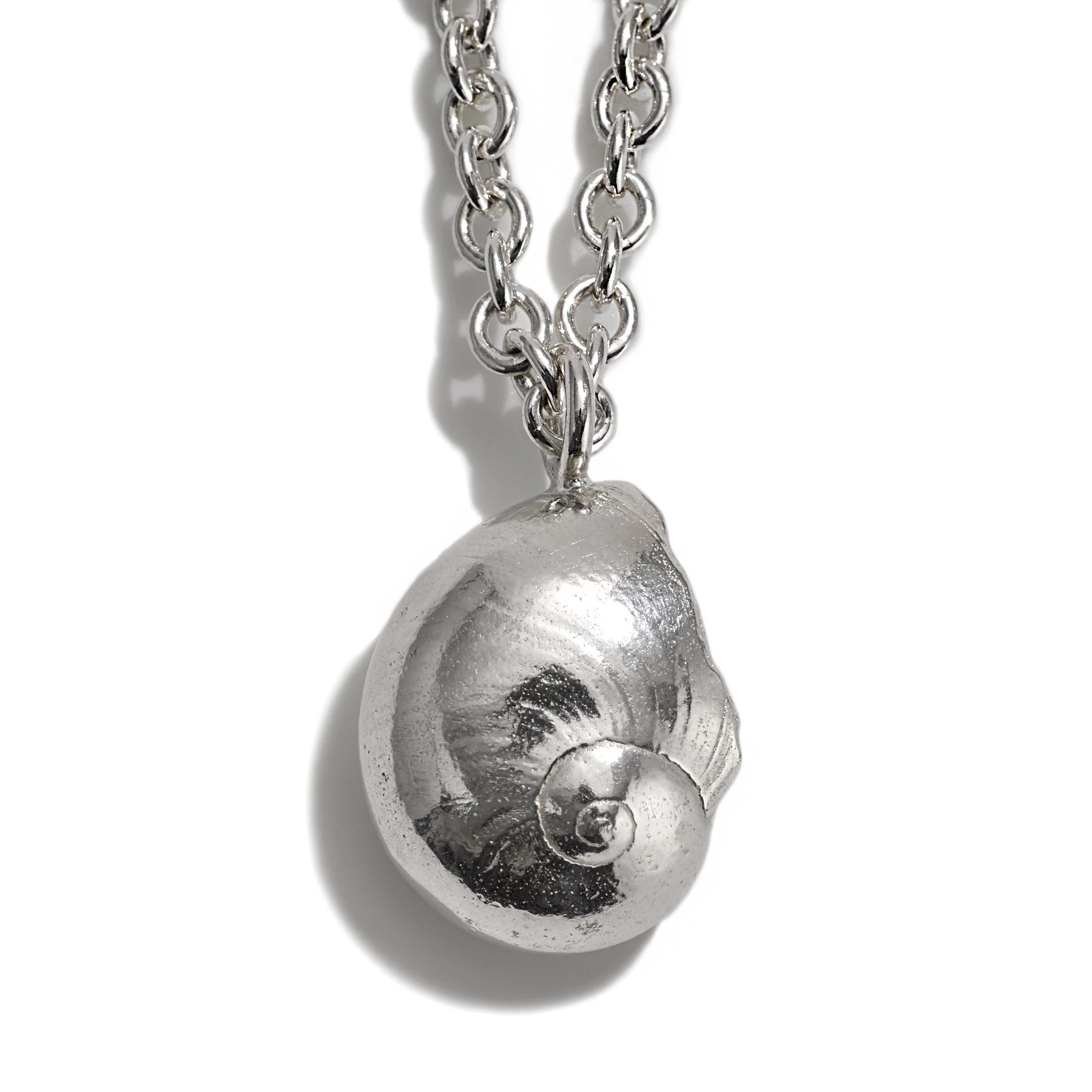 SILVER925 ESCARGOT NECKLACE/シルバー/ネックレス Sea Snail Necklace — EMILY FRANCES BARRETT